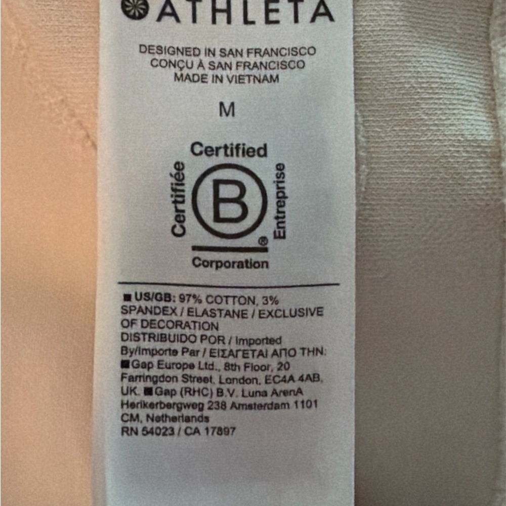 Athleta Cream Retroplush Sleeveless Hoodie Tank - Picture 6 of 6